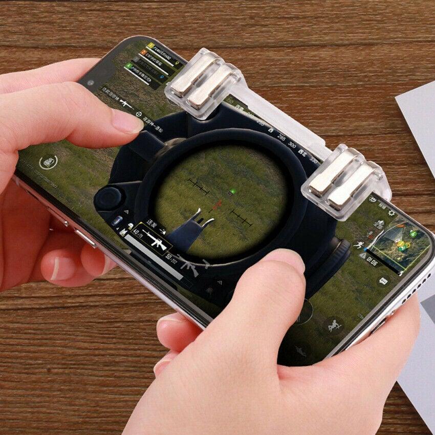 Mobile Trigger Gamepad Controller Sensitive Touch Fire Button Shooter Grip Trigger Aim Key Joystick for IOS Android