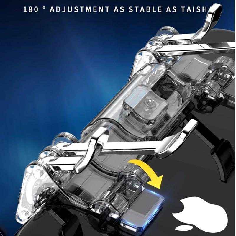 Mobile Trigger Gamepad Controller Sensitive Touch Fire Button Shooter Grip Trigger Aim Key Joystick for IOS Android