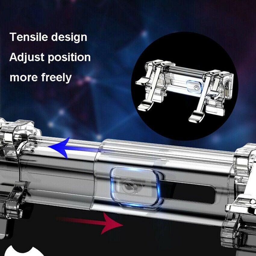 Mobile Trigger Gamepad Controller Sensitive Touch Fire Button Shooter Grip Trigger Aim Key Joystick for IOS Android
