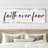 Faith Over Fear Faith Sign III