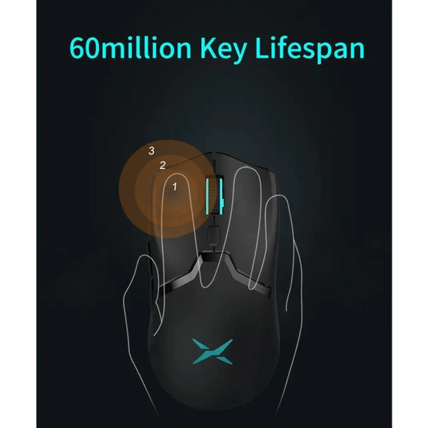 Modern 2.4Ghz Wireless Wired Gaming Mouse Modern 1600 DPI Lightweight Design Soft Ergonomic Mice