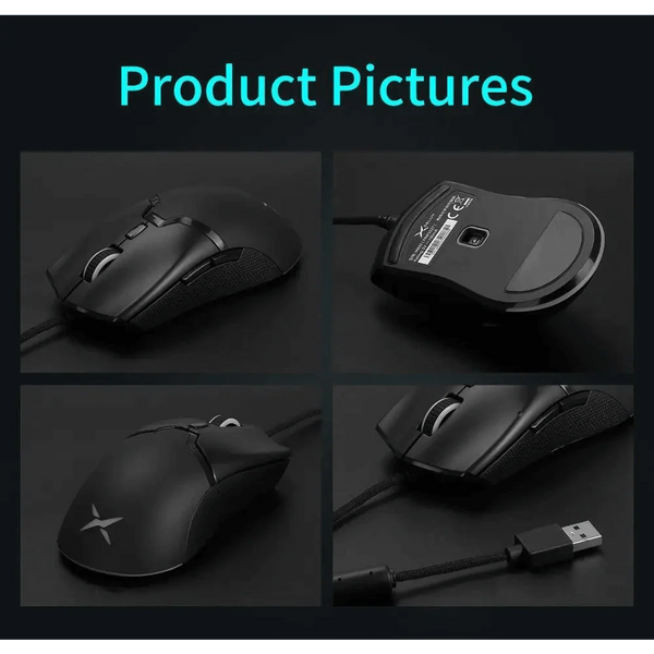 Modern 2.4Ghz Wireless Wired Gaming Mouse Modern 1600 DPI Lightweight Design Soft Ergonomic Mice