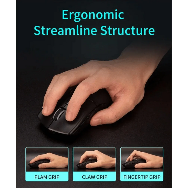 Modern 2.4Ghz Wireless Wired Gaming Mouse Modern 1600 DPI Lightweight Design Soft Ergonomic Mice