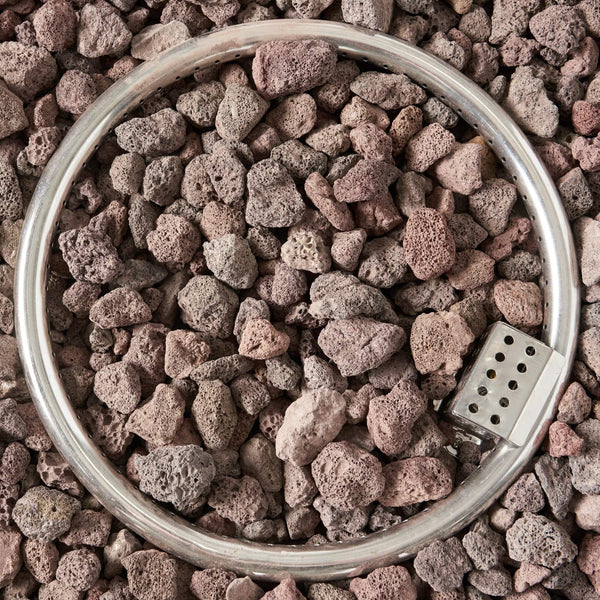 Modern 32-Inch 40K BTU Round Iron Propane Fire Pit (SAK29102)