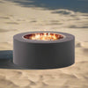Modern 32-Inch 40K BTU Round Iron Propane Fire Pit (SAK29102)