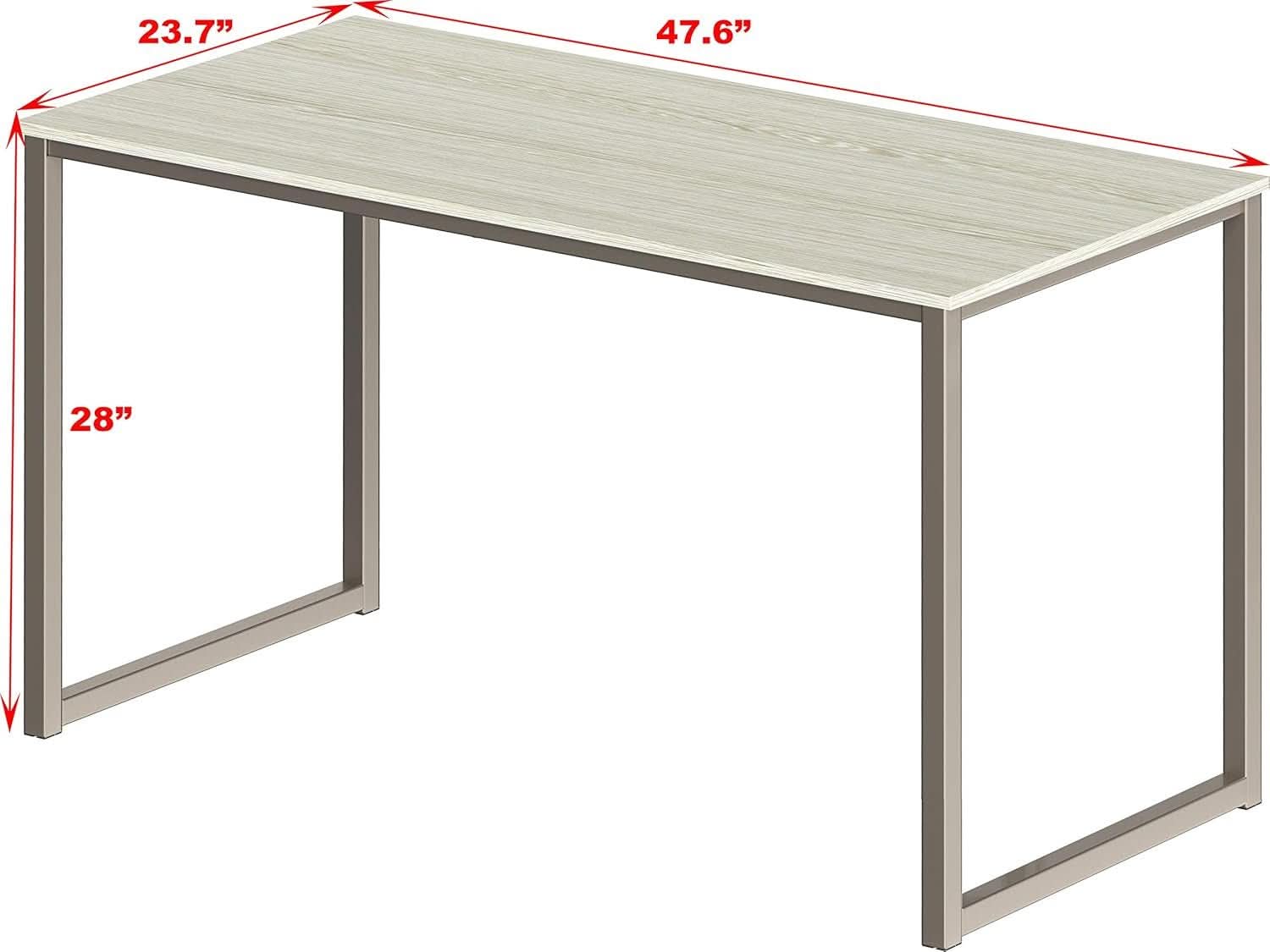 Modern 48 Inch Computer Desk for Home Office Use