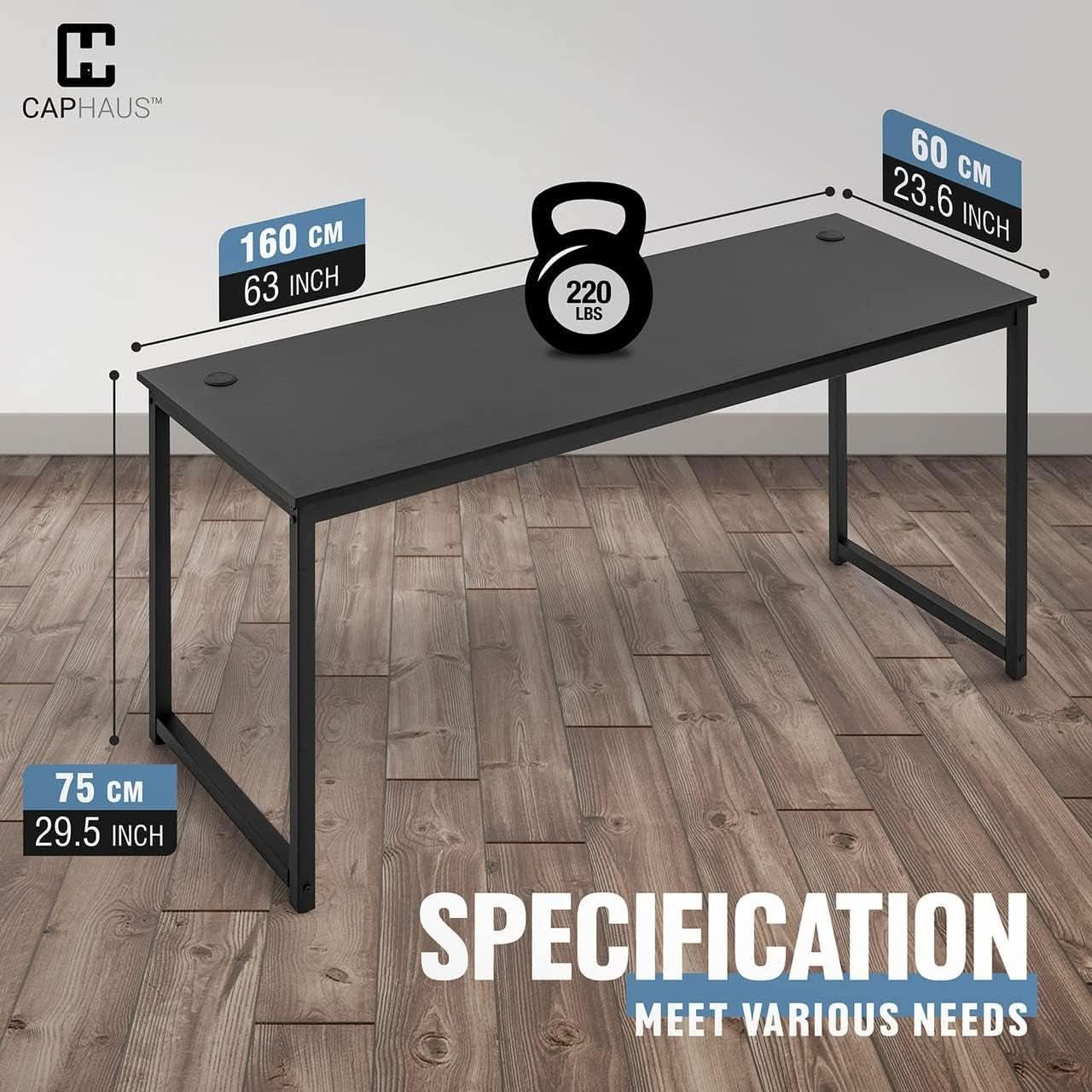Modern 63 Inch Computer Desk for Home Office Use