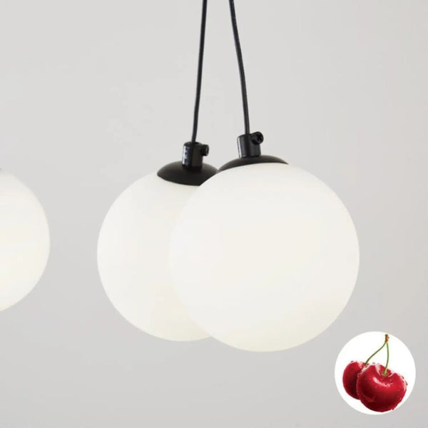 Modern 8-Light Globe Pendant Lights Hanging Chandelier for Kitchen Island