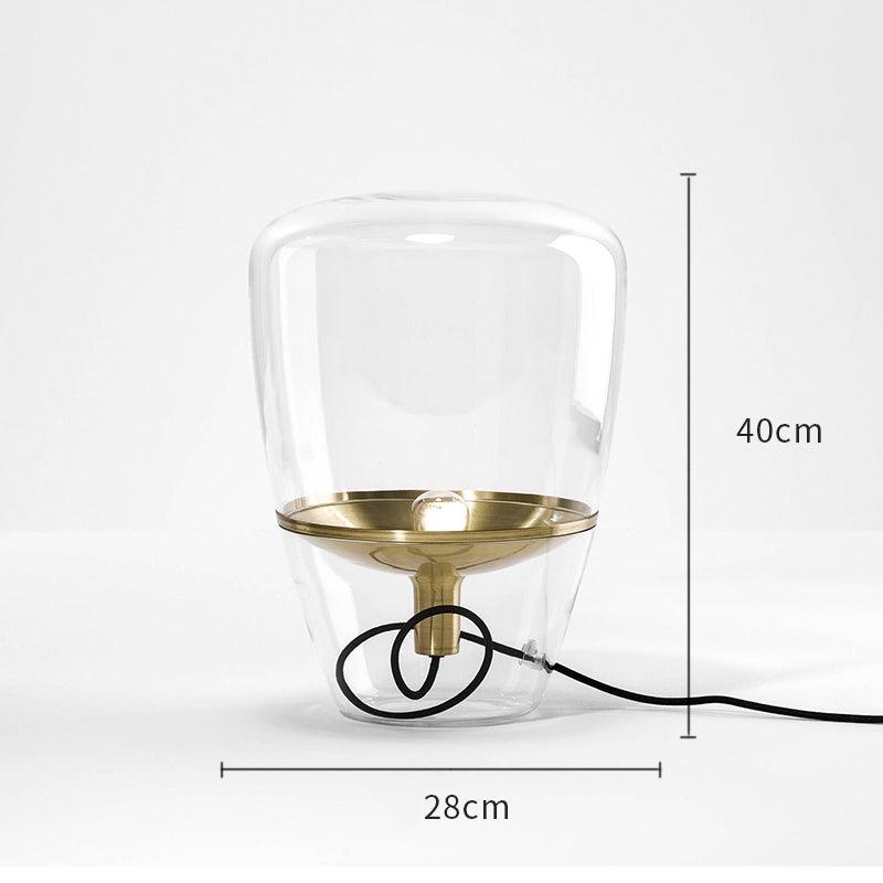 Modern Art Deco Living Room Table Lamp Glass Table Lamps for Living Room Home Deco Indoor Bedside Lamp Decorative Table Lamp Cute Study Lamps for Bedroom Décor