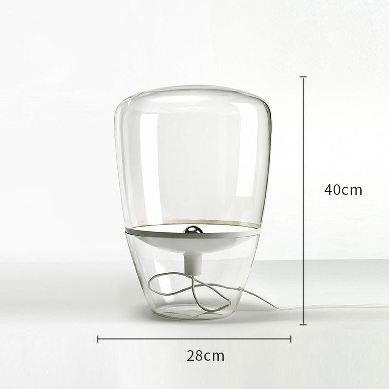 Modern Art Deco Living Room Table Lamp Glass Table Lamps for Living Room Home Deco Indoor Bedside Lamp Decorative Table Lamp Cute Study Lamps for Bedroom Décor