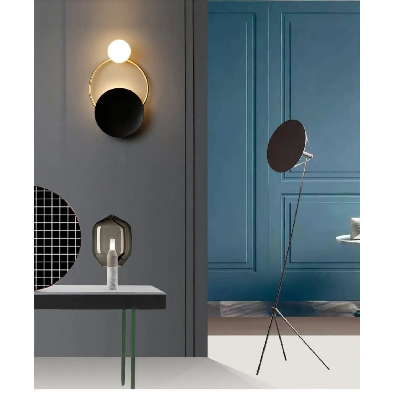 Modern Bedside Wall Lamp for Bedroom, Living Room & Corridor
