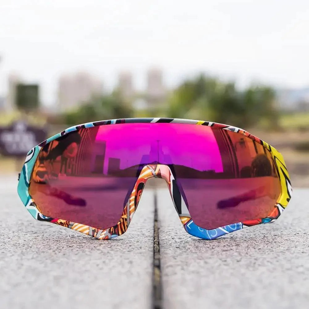 Modern Black Bike Glasses Sports Running Eyewear Fishing Polarized Glasses For Men And Women Cool Unisex Cycling UV400 Glasses For Running