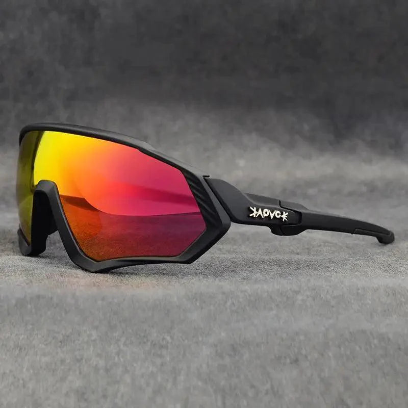 Modern Black Bike Glasses Sports Running Eyewear Fishing Polarized Glasses For Men And Women Cool Unisex Cycling UV400 Glasses For Running