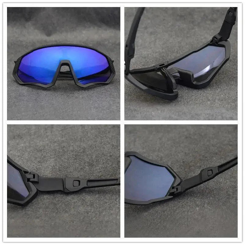 Modern Black Bike Glasses Sports Running Eyewear Fishing Polarized Glasses For Men And Women Cool Unisex Cycling UV400 Glasses For Running