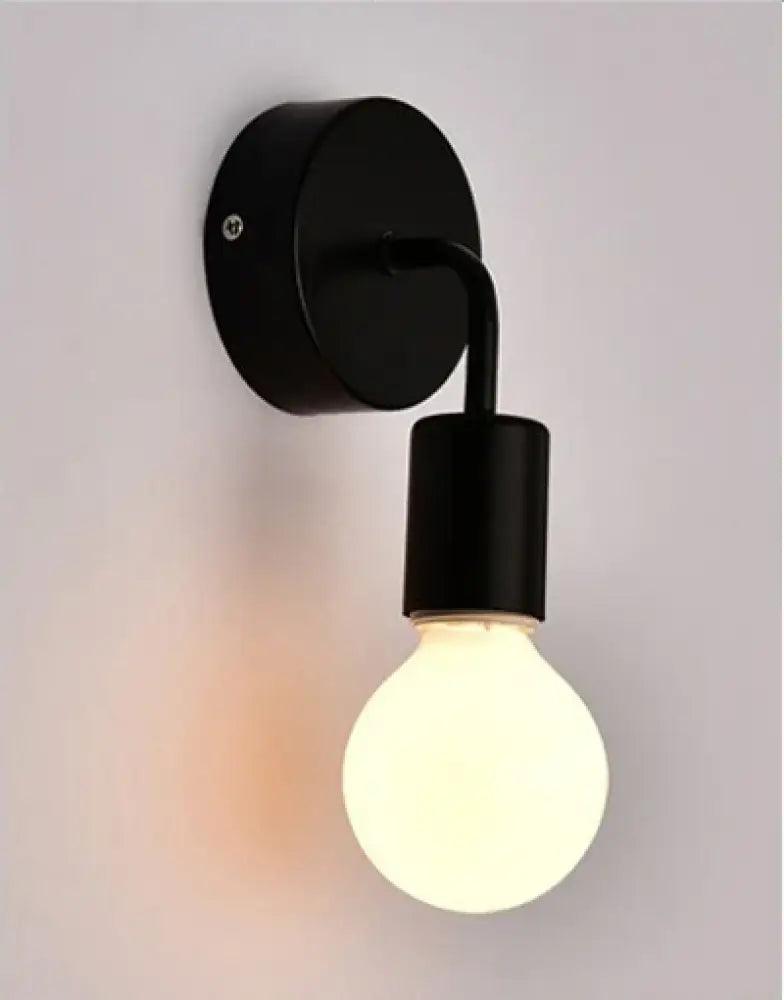 Modern Black Wall Sconce | Bedroom & Hallway Home Lighting