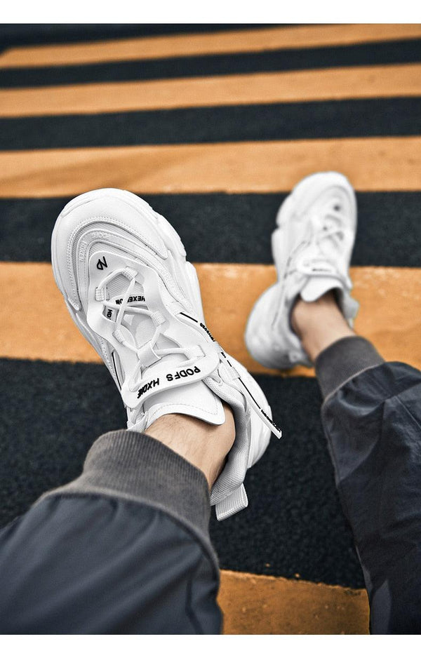 Modern Blue Men's Running Shoes Comfortable Breathable Unisex Sports Shoes Rubber Hard-Wearing Sneakers Casual Sport Shoes Casual Sports Tennis Sneakers