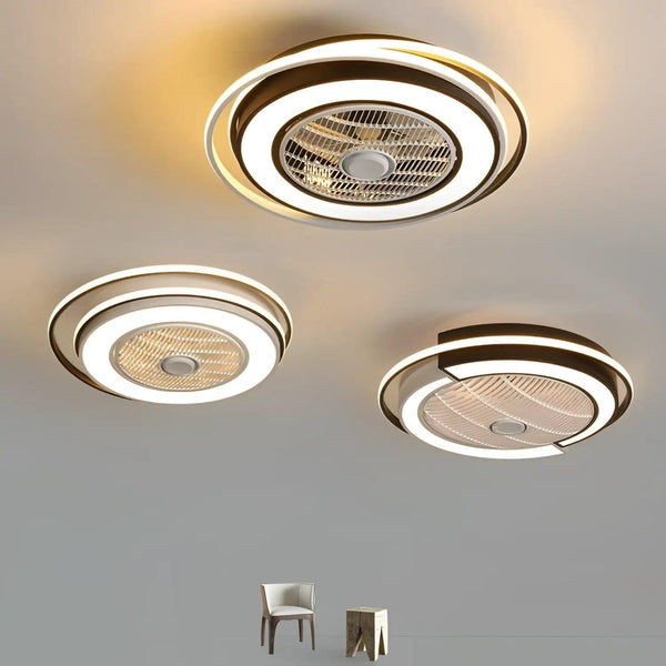 Modern Ceiling Fan Light Fixture for Bedroom & Dining Room