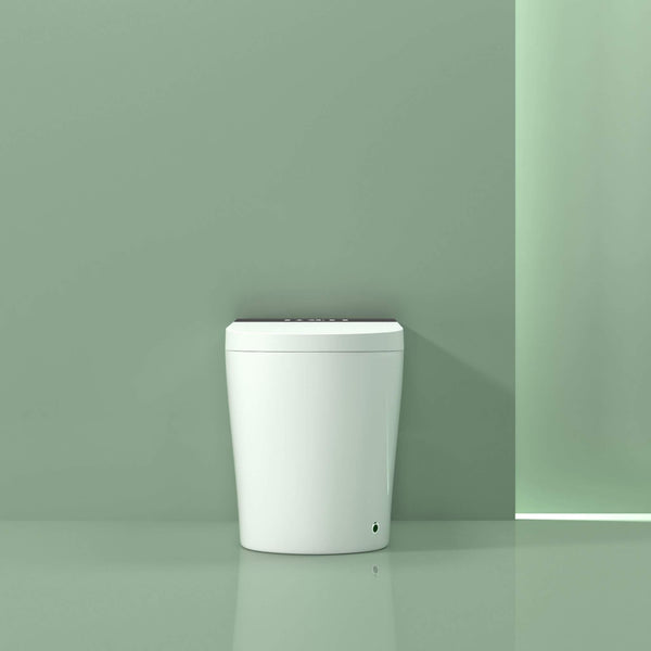 Modern Compact Smart Tankless Toilet With Bidet, Auto Open, Auto Flush, Heated Seat And Air Dryer (SAK51990)