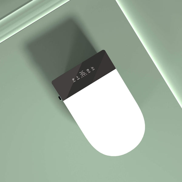 Modern Compact Smart Tankless Toilet With Bidet, Auto Open, Auto Flush, Heated Seat And Air Dryer (SAK51990)