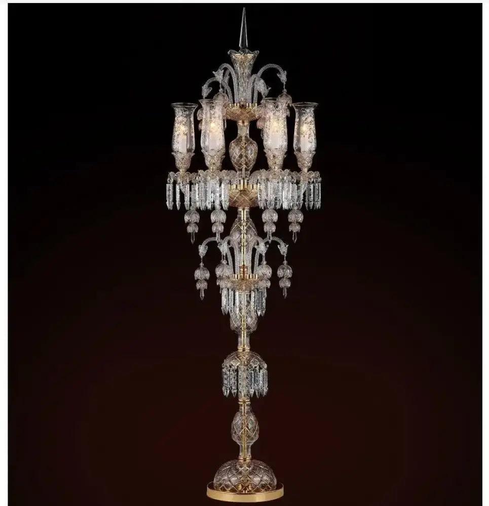 Modern Crystal Gold Table Lamp | Modern Bedroom Lighting