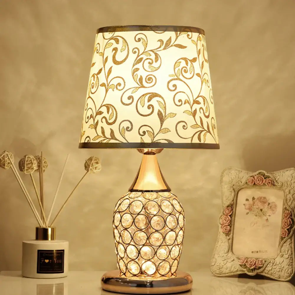 Modern Crystal Table Lamp | Modern Bedroom Lighting