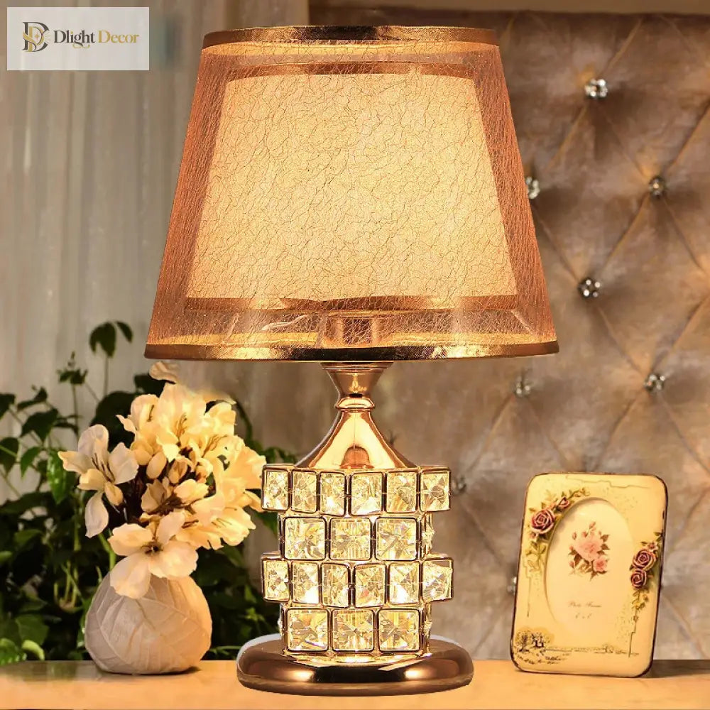 Modern Crystal Table Lamp | Modern Living Room Lighting