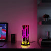 Modern Design Multicolor Cube Standing Night Lamp Restaurant Office Bedroom RGB Table Light With Remote Control Decorative Table Lamp Cute Study Lamps for Bedroom Décor