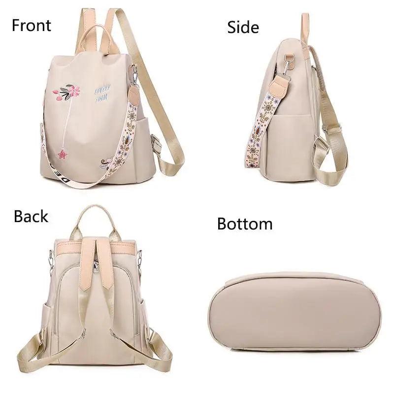 Modern Elegant  Waterproof Women's Backpack Fashionable Anti-theft Women Backpacks Nice Print School Bag High Quality Large Capacity Backpack
