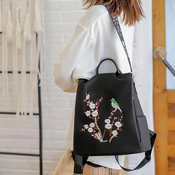 Modern Elegant  Waterproof Women's Backpack Fashionable Anti-theft Women Backpacks Nice Print School Bag High Quality Large Capacity Backpack