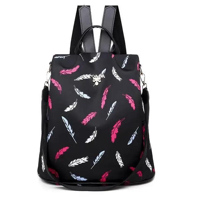 Modern Elegant  Waterproof Women's Backpack Fashionable Anti-theft Women Backpacks Nice Print School Bag High Quality Large Capacity Backpack