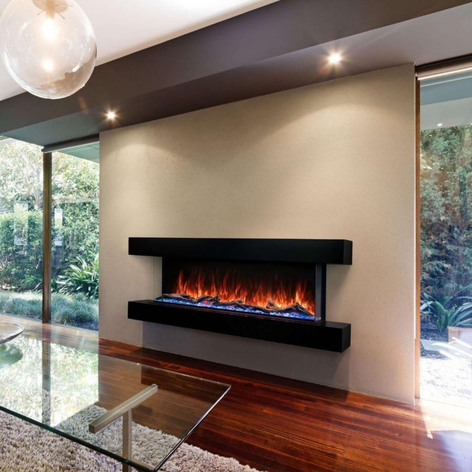 Modern Flames Landscape Pro Multi 120-Inch Linear Multi-Sided Electric Fireplace [LPM-12016V2] (SAK32876)