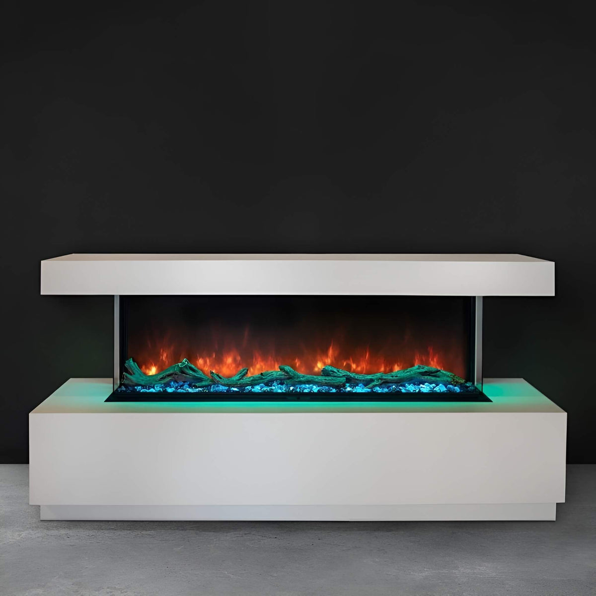 Modern Flames Landscape Pro Multi 56-Inch Linear Multi-Sided Electric Fireplace With Hybrid Flame Technology [LPM-5616V2] (SAK67390)