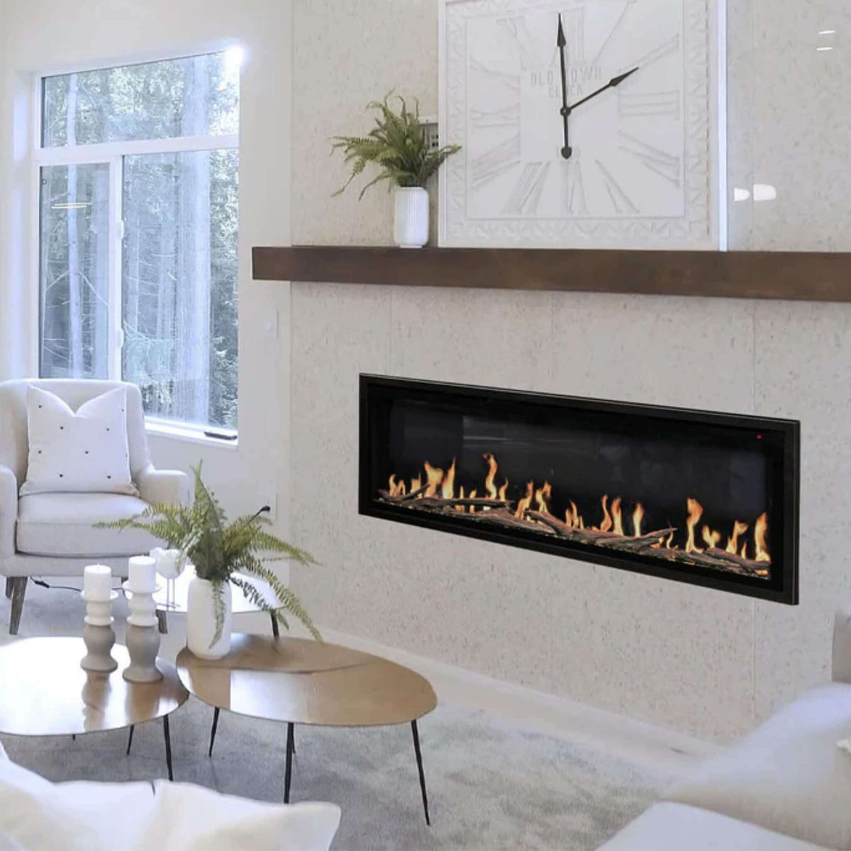 Modern Flames Orion Slim 100-Inch Heliovision Single-Sided Fireplace [OR100-SLIM] (SAK95432)
