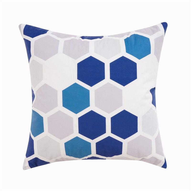Modern Geometric Decorative Geometric Pillow Cushion Cases Outdoor Square Yellow Decorative Pillow Covers For Couch Bedroom Pillow Cases Cushion Covers