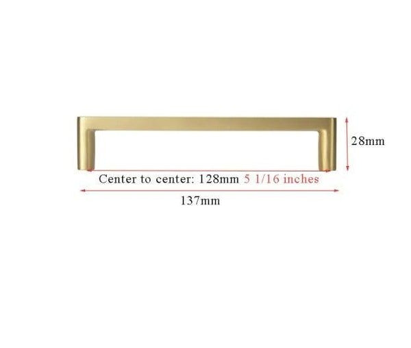 Modern Gold Knob Pure Copper Kitchen Cabinet Handles Cupboard Door Pulls Drawer Knobs Brass Furniture Handle Hardware Drawer Pulls Cupboard Knob For Kitchen Furniture Hardware