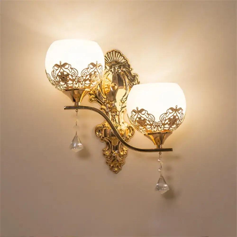 Modern Gold Wall Sconce | Bedroom & Bedside Lighting