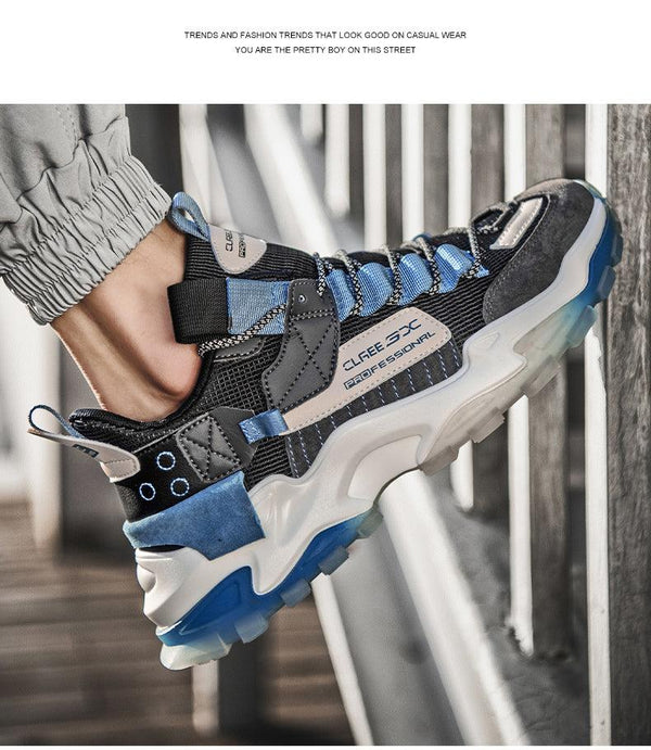 Modern High Quality Men's Casual Shoes Breathable Lightweight Lace-Up Outdoor Sports And Leisure Walking Non Slip Breathable Running Casual Sports Workout Basketball Sneakers