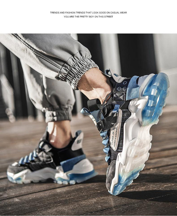 Modern High Quality Men's Casual Shoes Breathable Lightweight Lace-Up Outdoor Sports And Leisure Walking Non Slip Breathable Running Casual Sports Workout Basketball Sneakers