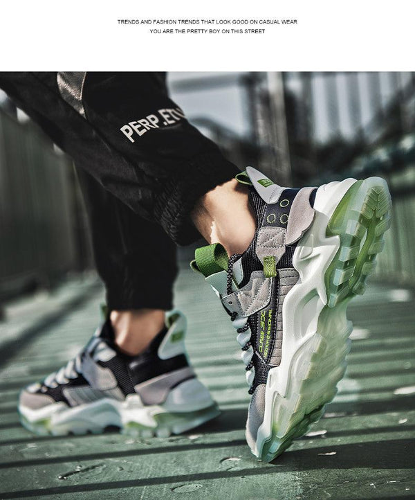 Modern High Quality Men's Casual Shoes Breathable Lightweight Lace-Up Outdoor Sports And Leisure Walking Non Slip Breathable Running Casual Sports Workout Basketball Sneakers