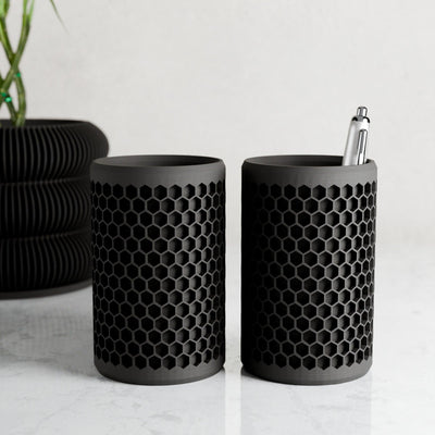 Modern Honeycomb Pencil Holder