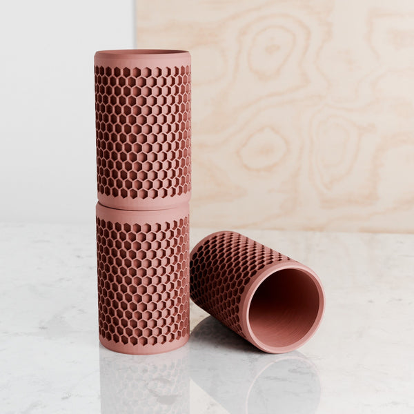 Modern Honeycomb Pencil Holder