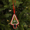 Modern Kenyan Tree Ornament - Red