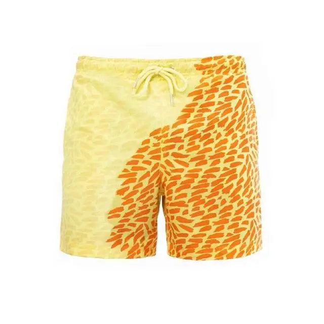 Modern Men's Summer Discoloration Swimming Trunks Magical Change Color Beach Surf Shorts Quick Dry Bathing Short Swim Pants