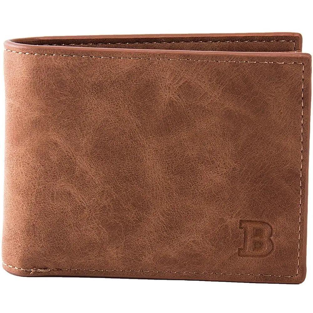 Modern New High Quality Wallet For Men Fashion Mini Men's Luxury Business Wallet Card Holder Man Purse Coin Bag Slim Wallet For Men PU Leather Wallet with 8 Slots Bifold Credit Card Holder Wallet