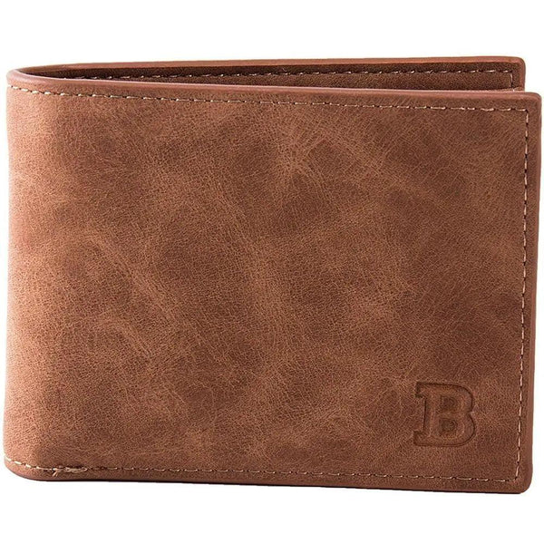 Modern New High Quality Wallet For Men Fashion Mini Men's Luxury Business Wallet Card Holder Man Purse Coin Bag Slim Wallet For Men PU Leather Wallet with 8 Slots Bifold Credit Card Holder Wallet