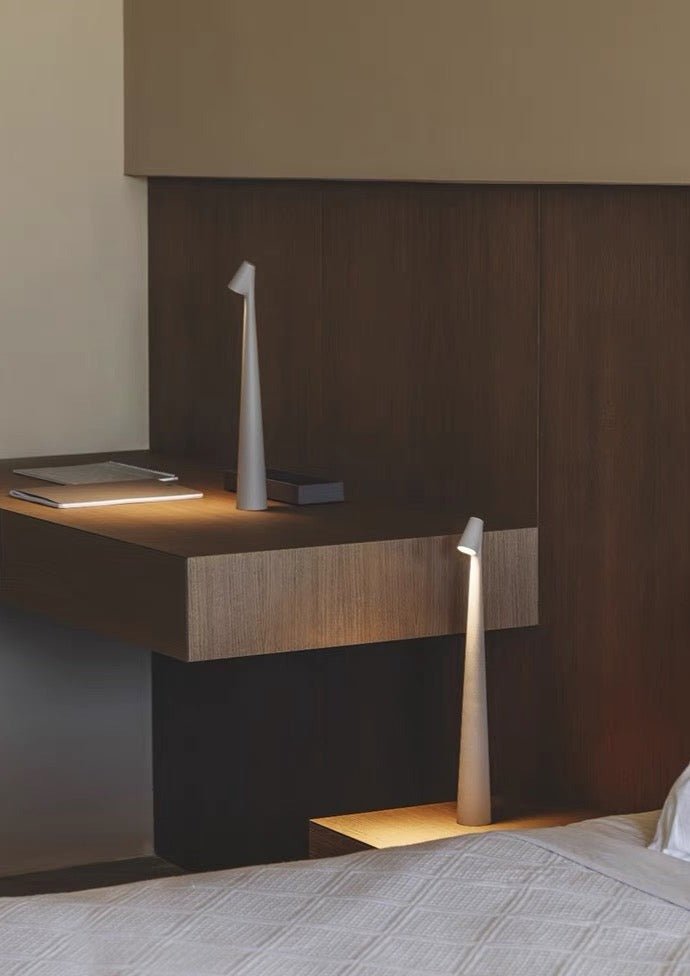 Nordic Portable Table Beside Lamp, Modern Dimmable LED Nursery Light