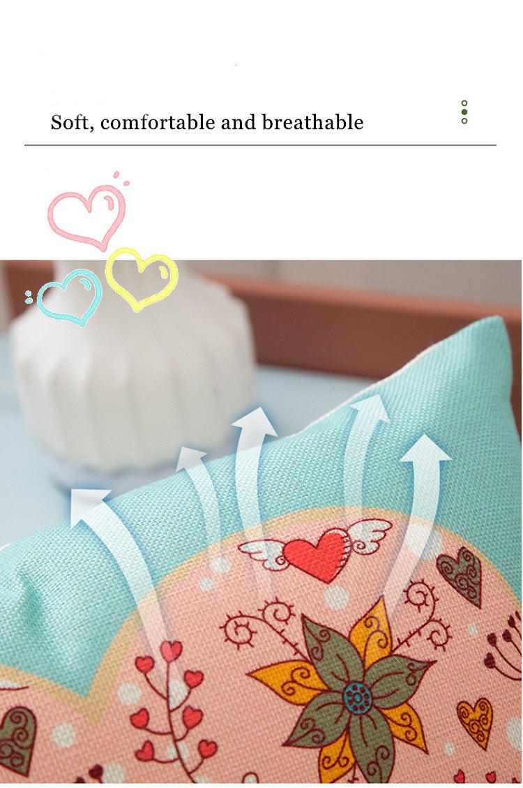 Modern Pillow Cover Oil Painting Paris European City Landscape France Eiffel Tower Home Decor Wall Hanging For Living Room Bedroom