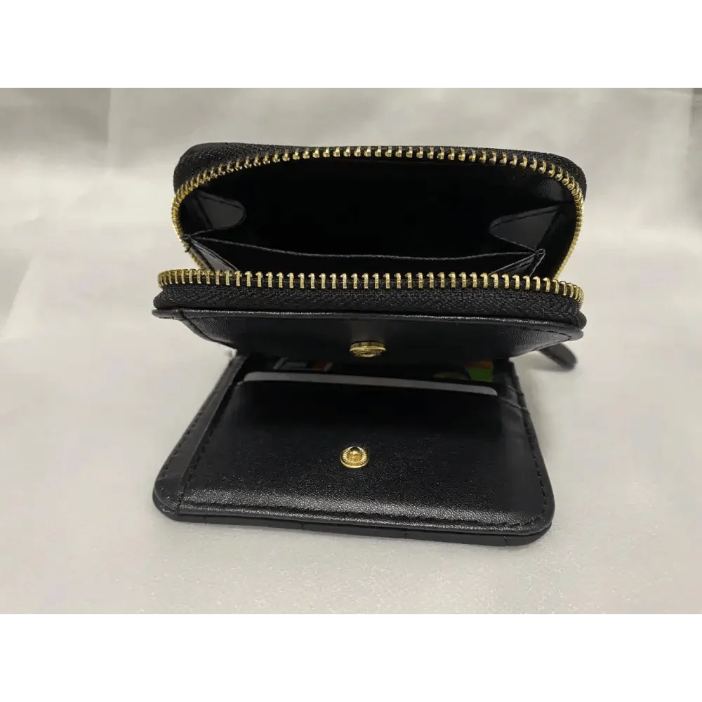 Modern PU Leather Card Holder Wallet Women Fashion Small Zipper Wallet Retro Mini Bags For Women