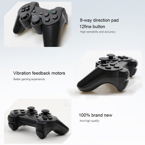 Modern Purple Wireless Joystick Gamepad Controller Along With Double Vibration Shock Perfect For PC Laptop Smart TV