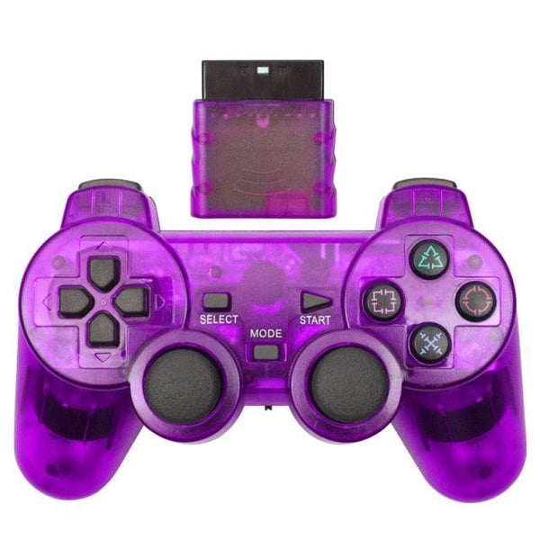 Modern Purple Wireless Joystick Gamepad Controller Along With Double Vibration Shock Perfect For PC Laptop Smart TV